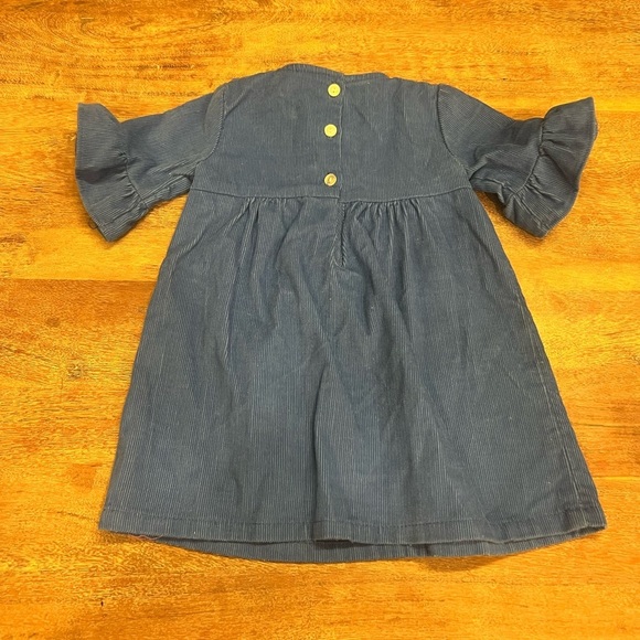 Southern Sunshine blue Corduroy Finley Dress size 12 months - Picture 5 of 6